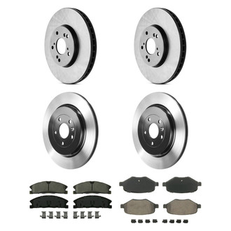 Wagner® - QuickStop® Front and Rear Brake Kit with Ceramic Pads