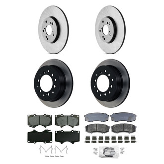 Wagner® - SevereDuty™ Front and Rear Brake Kit with Semi-Metallic Pads