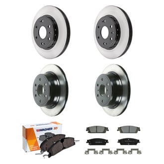 Wagner® - SevereDuty™ Brake Kit with Semi-Metallic Pads