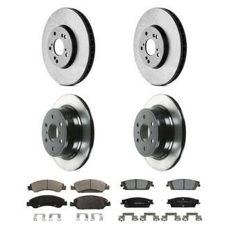 Wagner® - SevereDuty™ Front and Rear Brake Kit with Semi-Metallic Pads