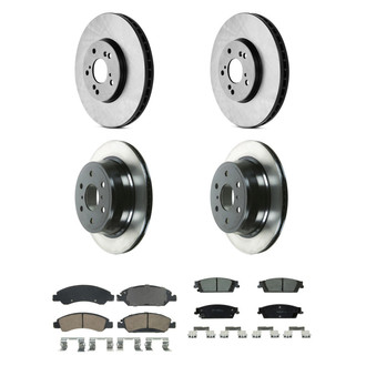 Wagner® - QuickStop® Front and Rear Brake Kit with Ceramic Pads