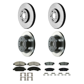 Wagner® - QuickStop® Front and Rear Brake Kit with Ceramic Pads