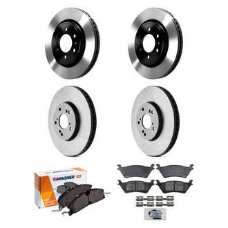 Wagner® - SevereDuty™ Brake Kit with Semi-Metallic Pads