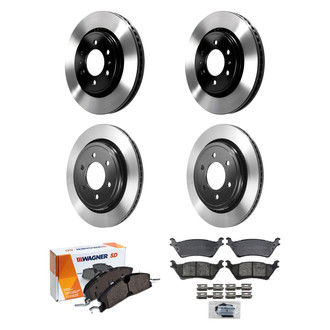 Wagner® - SevereDuty™ Brake Kit with Semi-Metallic Pads