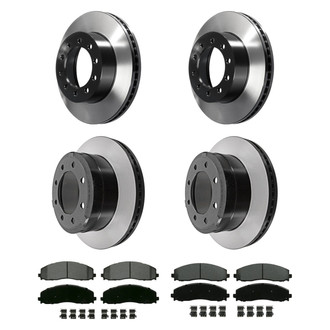 Wagner® - QuickStop® Front and Rear Brake Kit with Semi-Metallic Pads