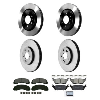 Wagner® - QuickStop® Front and Rear Brake Kit with Ceramic Pads