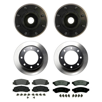 Wagner® - SevereDuty™ Front and Rear Brake Kit with Semi-Metallic Pads