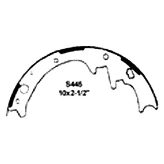 Wagner® - QuickStop™ Rear Drum Brake Shoes