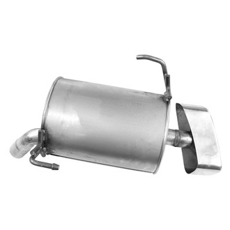 Walker® - Quiet-Flow™ Stainless Steel Passenger Side Oval Bare Exhaust Muffler and Pipe Assembly