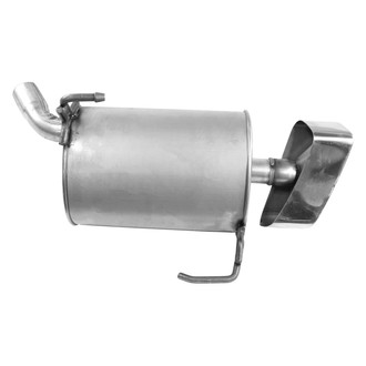 Walker® - Quiet-Flow™ Stainless Steel Driver Side Oval Bare Exhaust Muffler and Pipe Assembly