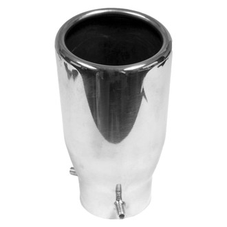 Walker® - Stainless Steel Round Straight Cut Bolt-On Buffed and Polished Exhaust Tip