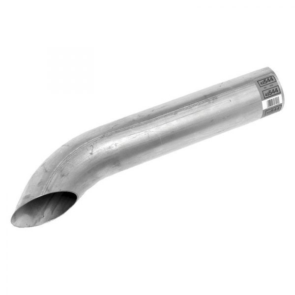 Walker® - Heavy Duty Aluminized Steel OD Style Curved Aluminized Exhaust Stack with Flared End