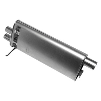 Walker® - Quiet-Flow™ Stainless Steel Oval Aluminized Exhaust Muffler and Pipe Assembly