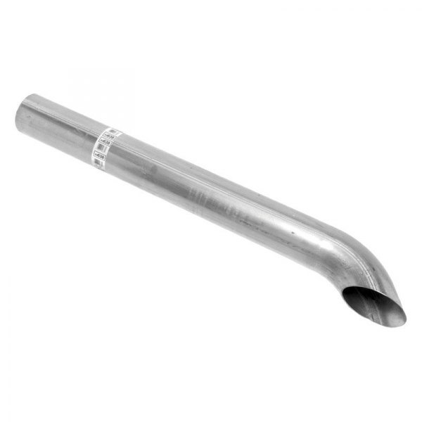 Walker® - Heavy Duty Driver Side Aluminized Steel OD Style Curved Aluminized Exhaust Stack Pipe with Flared End