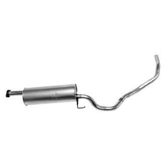 Walker® - Quiet-Flow™ Stainless Steel Round Aluminized Exhaust Muffler and Pipe Assembly