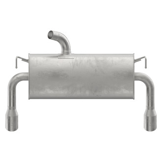 Walker® - Quiet-Flow™ Stainless Steel Oval Bare Exhaust Muffler and Pipe Assembly