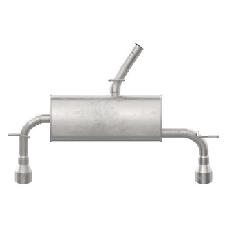 Walker® - Quiet-Flow™ Stainless Steel Oval Bare Exhaust Muffler and Pipe Assembly