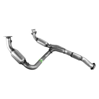 Walker® - Ultra™ Direct Fit Front Standard Oval and Rear Round Body Catalytic Converter and Pipe Assembly