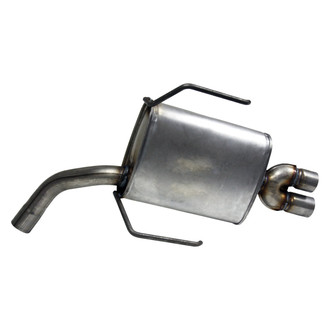 Walker® - Quiet-Flow™ Passenger Side Stainless Steel Oval Aluminized Exhaust Muffler and Pipe Assembly