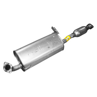 Walker® - Quiet-Flow™ Stainless Steel Oval Aluminized Exhaust Muffler and Pipe Assembly