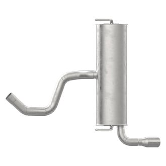 Walker® - Quiet-Flow™ Stainless Steel Oval Silver Exhaust Muffler and Pipe Assembly