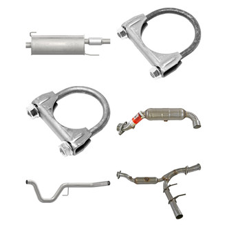 Walker® - 6-Pc Ultra Catalytic Converter and Pipe Assembly Kit