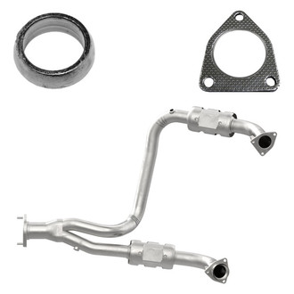 Walker® - CalCat™ Direct Fit Round Body Catalytic Converter and Pipe Assembly with Exhaust Pipe Flange Gaskets Kit