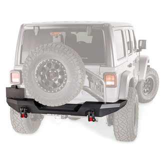 WARN® - Elite Series Full Width Black Rear HD Bumper
