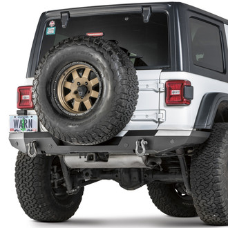 WARN® - Elite Series Full Width Black Rear HD Bumper