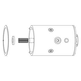 WARN® - Winch Motor for 12v G2 Industrial 15 Series