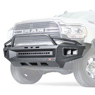 WARN® - Ascent XP Full Width Black Front HD Bumper with Pre-Runner