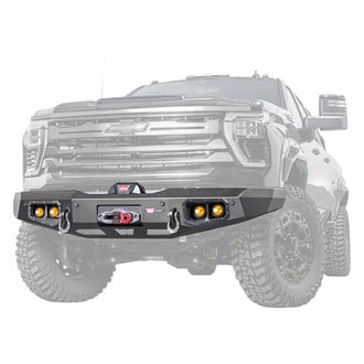 WARN® - Ascent Full Width Black Front Winch HD Bumper