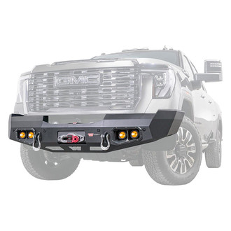 WARN® - Ascent Full Width Black Front Winch HD Bumper