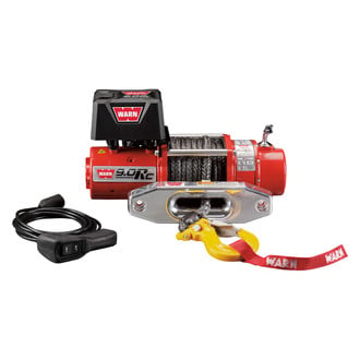 WARN® - 9,000 lbs 9.0Rc Series Rock Crawling Electric Winch With Synthetic Spydura™ Rope