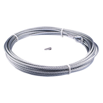 WARN® - 3/8" x 80' Steel Replacement Rope w/o Hook For ZEON 10/12 Winch Models