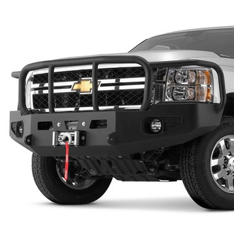 WARN® - Full Width Black Front Winch HD Bumper