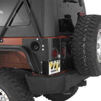 Warrior® - License Plate Bracket with LED light for WP LED Corners