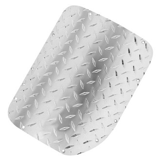 Warrior® - Aluminum Polished Diamond Plate Shifter Bezel