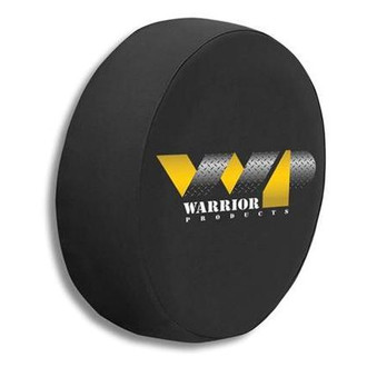 Warrior® - Black Spare Tire Cover with "WP" Logo