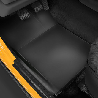 Warrior® - 1st Row Smooth Black Steel Floor Mats