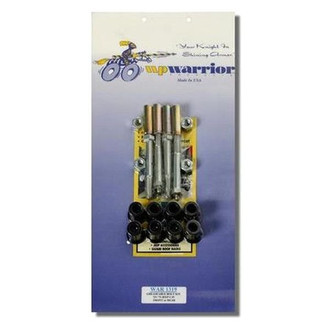 Warrior® - Greaseable Rear Leaf Spring Shackle Bolt and Bushing Kit