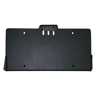 Warrior® - MOD Series Black Powder Coated Rear License Plate Bracket