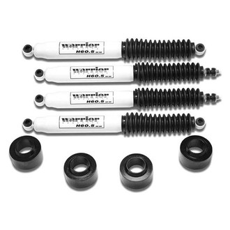 Warrior® - 2" x 2" Front and Rear Coil Spacer Lift Kit
