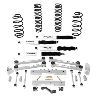 Warrior® - 4" x 4" Economy Front and Rear Suspension Lift Kit
