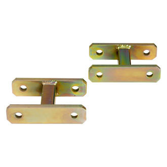 Warrior® - 1" Non-Greaseable Front Lifted Leaf Spring Shackles