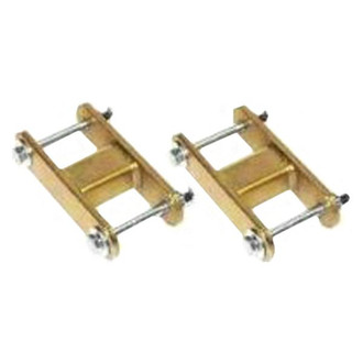 Warrior® - 1" Non-Greaseable Rear Lifted Leaf Spring Shackles