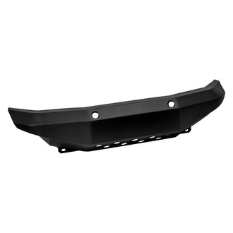 Warrior® - Full Width Black Powder Coated Front HD Bumper