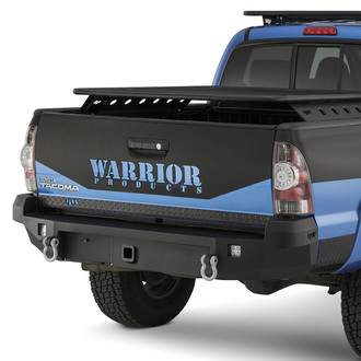 Warrior® - Full Width Rear HD Bumper with Hitch Receiver