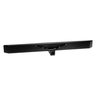 Warrior® - Full Width Black Powder Coated Rear HD Bumper with Class III Receiver Hitch