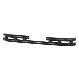 Warrior® - Full Width Black Powder Coated Rear Tubular Bumper